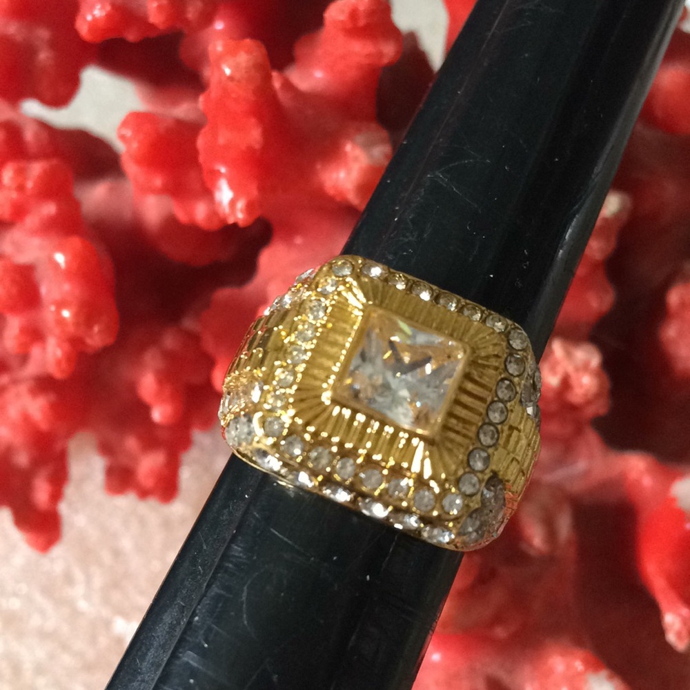 Vintage 925 topaz-ring - Picture 8 of 8
